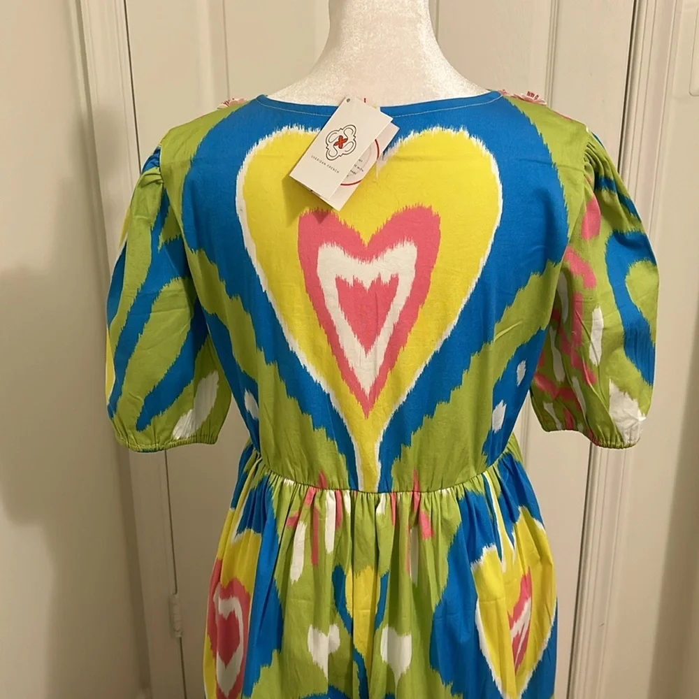 Tuckernuck Sheridan French Arcadia Dress Resin Floral Detail NWT Size Small - Picture 8 of 12